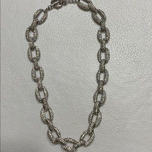 Trendy diamond like ice chain necklace